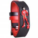 Bracelete FIR Íon Energy Boy - Preto/Vermelho